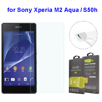 2.5D Curved Edge Tempered Glass Screen Protector for Sony Xperia M2 Aqua/S50h
