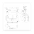 BBC-S-SN-A-1-2AA-017 Single 1-2AA Batteriehalter THM