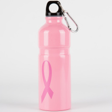 Rosa Aluminiumkoks-Metallwasser-Sport-Flasche