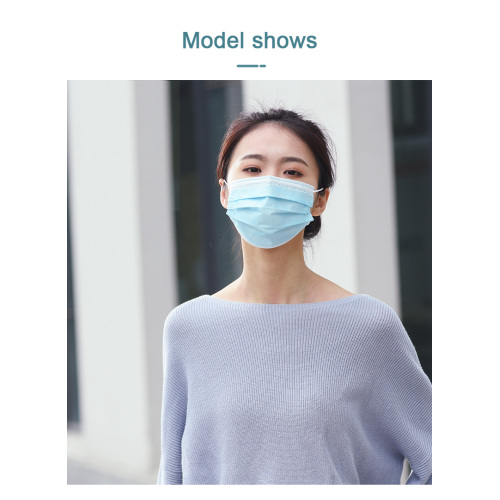 Disposable protective face mask