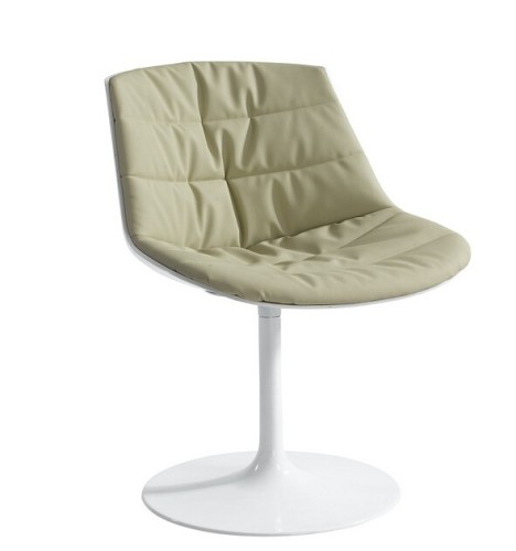 Aliran longgar Modern Slim Swivel Dining Chair