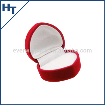 Wholesale romantic heart shape wedding ring box