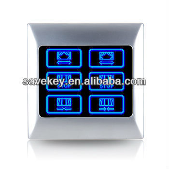 Curtain Switch (touch panel, remote control)/touch light switch/glass touch switch/switch/home automation