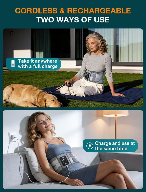 Heating Pad for Back 67", Lower Back Massager