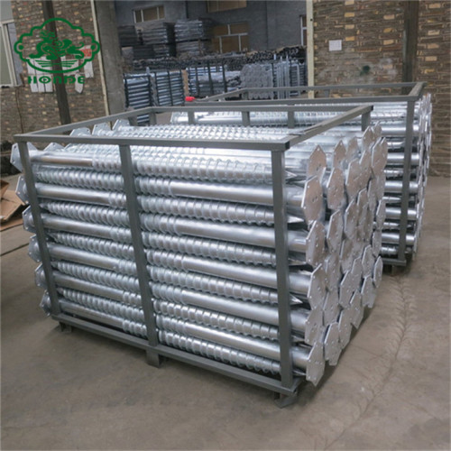 Q235 Steel Hot Dipped Galvanized Ground Screw Pile