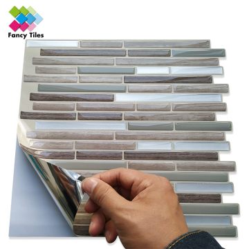 3D vinyl tile on the wall waterproof