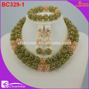 beaded jewelry coral beads african fashion jewelry sets charinter jewelry wholesale fashion jewelry BC329-1