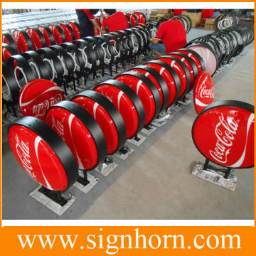 indoor outdoor double faces led light box wall sign