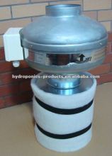 4" Air Filter and fan--hydroponics/grow light