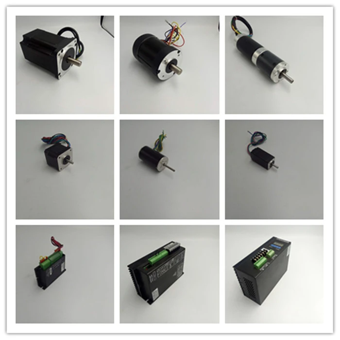 Three Phase Planetary Gearbox 2A 24V Geared Brushless Motor with Built-in Driver Board
