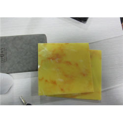 Square Colored 5mm Thin Marble Acrylic Sheet High Gloss Acrylic