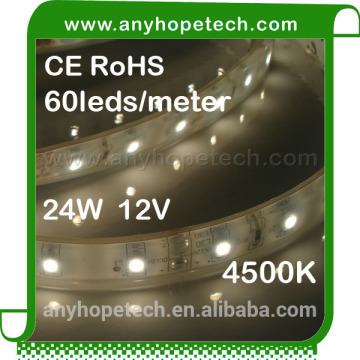 IP65 Waterproof 60leds smd 3528 led ribbon strips 12V