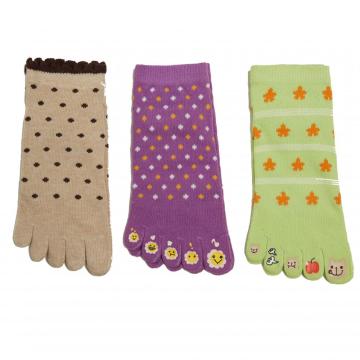Girl's special five fingers socks