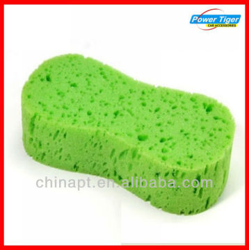 Compressed car cleaning sponge