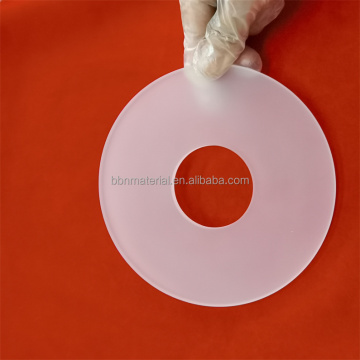 High Precision Opaque Quartz Flange Frosty Ring - Heat Resistant Translucent Quartz Glass Ring