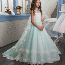 Boutique Wholesale Junior Party Dresses for Kids - Wedding & Bridesmaid Blue Dress