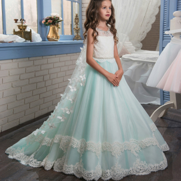 Boutique Wholesale Junior Party Dresses for Kids - Wedding & Bridesmaid Blue Dress