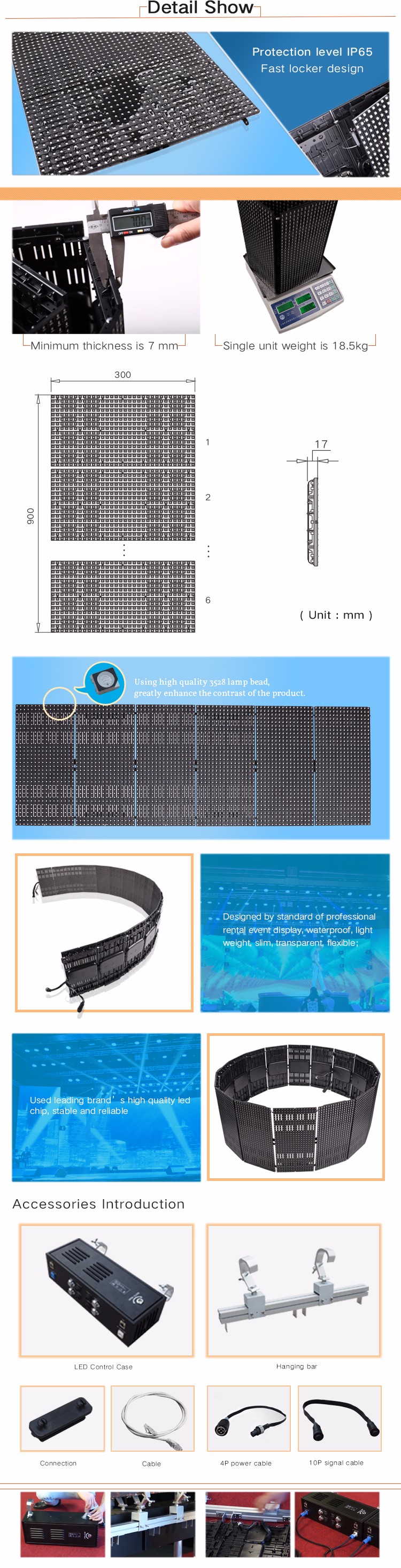 Hot selling 2020 new rgb fl led pixel wall mounted waterproof led display outdoor