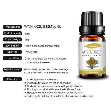 Etiqueta privada Pure Witch-Hazel Oil for Face Care