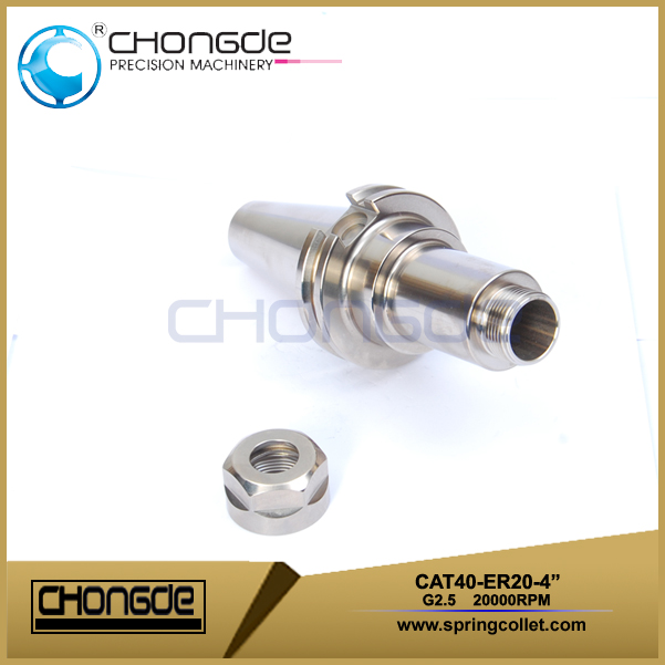 CAT40-ER20-4 &quot;حامل أداة آلة Collet Chuck CNC