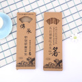 Recycled Kraft Paper Chopsticks Packaging Brown Box