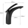 Deck Mounted Matte Black Sensor Bathroom Faucet