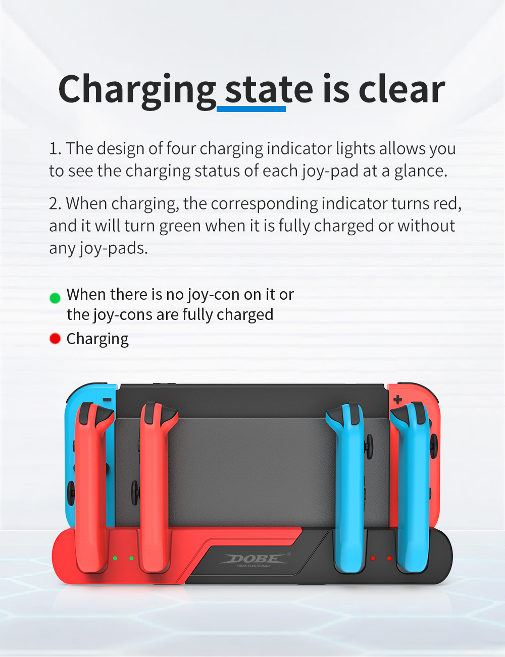 DOBE Charging Stand For Nintendo Switch