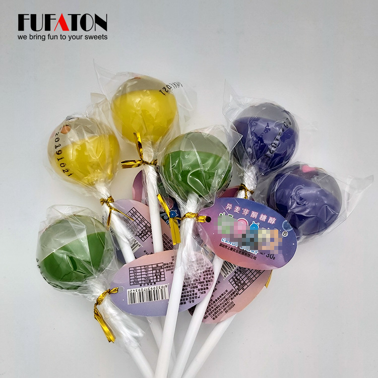 30g Healthy sugar free ball lollipop candy