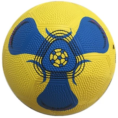 Yellow Color High Quality Rubber Sporting Football