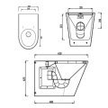 Gefängnis Edelstahl -Toilettenschüssel mit Sitzabdeckung