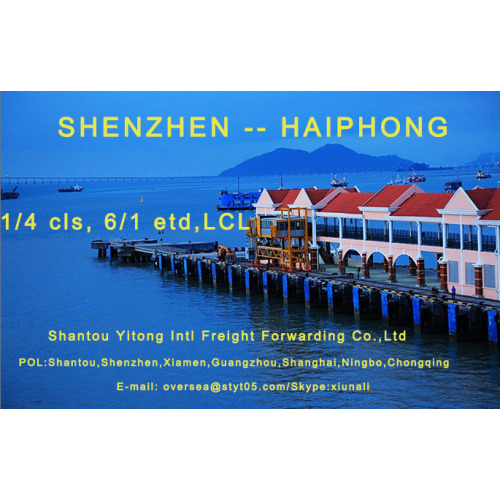 LCL Consolidation Shipping from Shenzhen to Haiphong