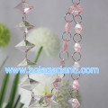 8.5 * 20 * 30 MM w kształcie diamentu akrylowe kryształowe koraliki Garland Wedding Home Party Decoration