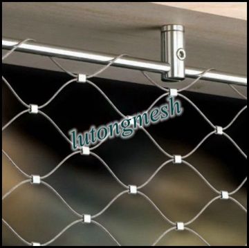 High Quality Stainless steel rope mesh fences for garden