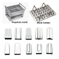 Stainless steel automatic ice lolly popsicle freezer machine