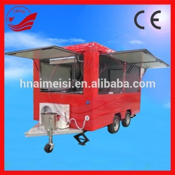 Best Quality mobile food cart kiosk van trailer for sale