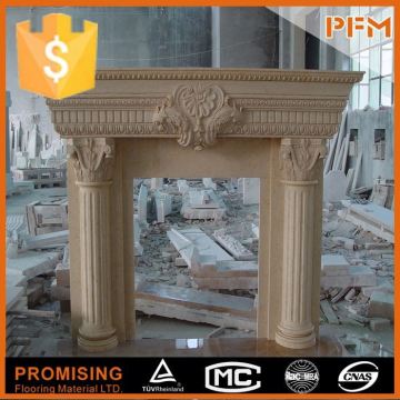 Beautiful & good quality natural stone fireplaces mantel shelves