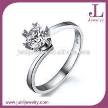 Silver Wedding Ring Bling Cubic Zircon Silver Ring 925 Sterling Silver Ring