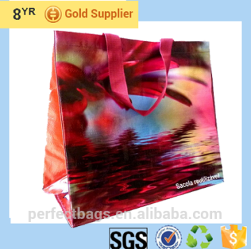 Coated pp polyrpopylene woven shopping bag recycled
