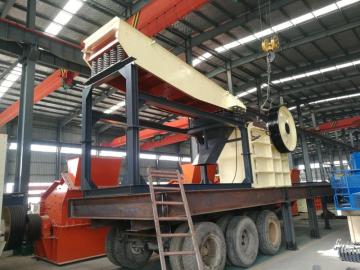 Mobile Rock Crushing Machine Movable Jaw Crusher