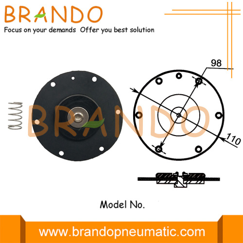 K3500 M1581 K3502 M1591 1-1 / 4 &#39;&#39; Pulse Valve Diafragma