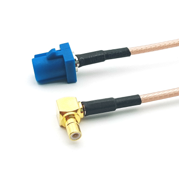 Fakra Male to Right Angle SMB Coaxial Cable