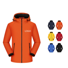 Men's Plus Size Hooded Waterproof Jacket - Custom Logo Coat
