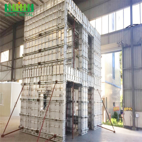 Aluminium bekisting untuk dinding balok balok beton