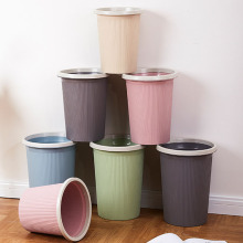 Large Open Top Trash Can Plastic Waste Bin