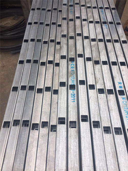 Slotted steel  pipe Welded Perforated 304 Stainless Steel Tube