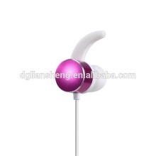 Small ear hook design big earphone vibration music earphone ear hook with 3.5mm plug in-ear earphone