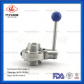 Threaded Stainless Steel Sanitary Butterfly Valve