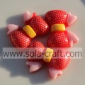 22*28MM Resin Colorful Bow Beads Wholesale Price