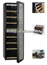 480L corner refrigerated wooden wine cabinet