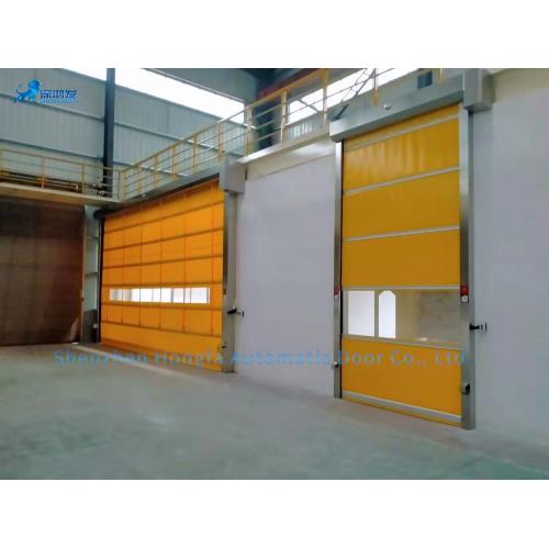 Anti-static PVC Fabric high speed Rolling shutter door